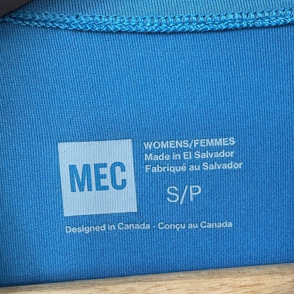 MEC Blue Half-Zip Long Sleeve Shirt | Size Small - Picture 3 of 6